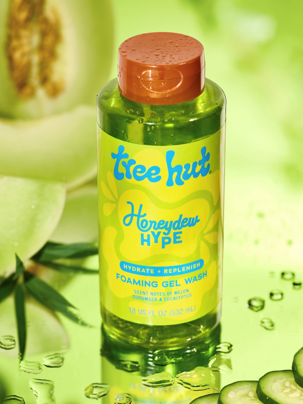 Tree Hut Honeydew Hype Foaming Gel Wash - Green